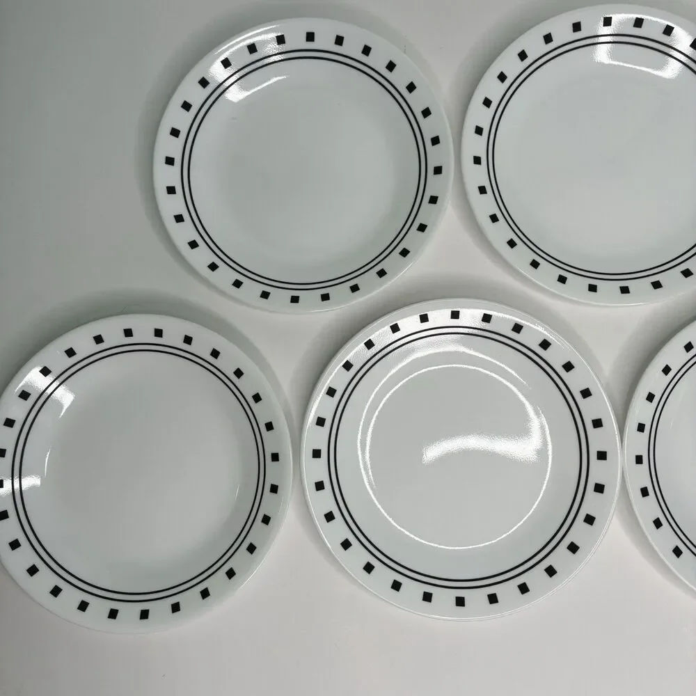 Corelle City Block Black & White 6 3/4